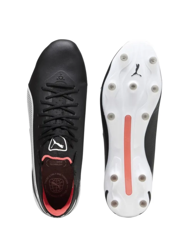 Puma Herren King Ultimate FG/AG Fußballschuh schwarz-weiß