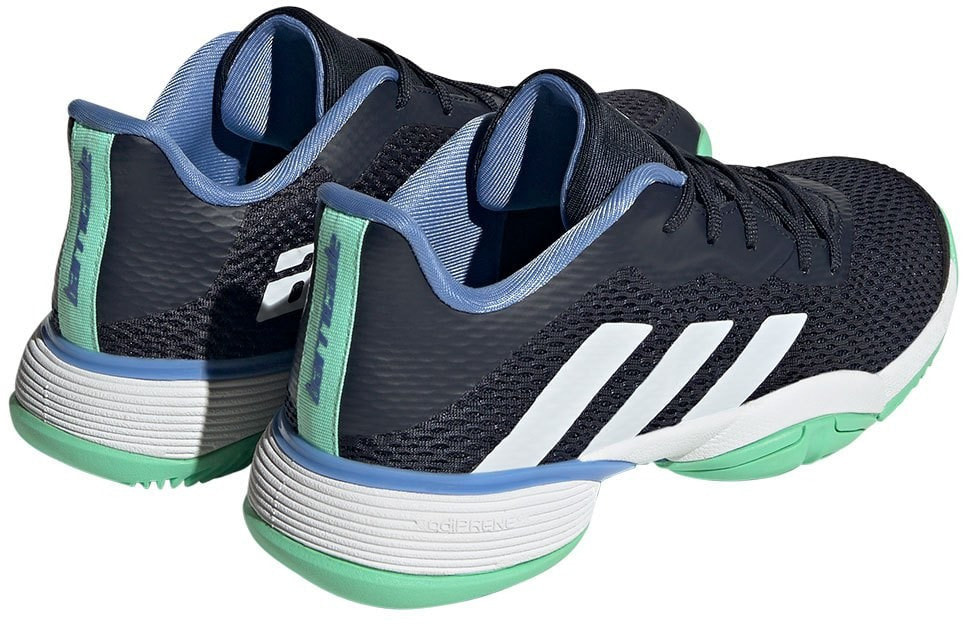 Adidas Kinder Barricade Court Tennisschuh dunkelblau-weiß-mint 38 2/3
