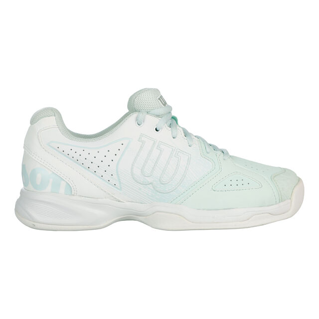 Wilson Damen Kaos Devo Carpet Tennisschuh Hallentennisschuh mint, weiß 42