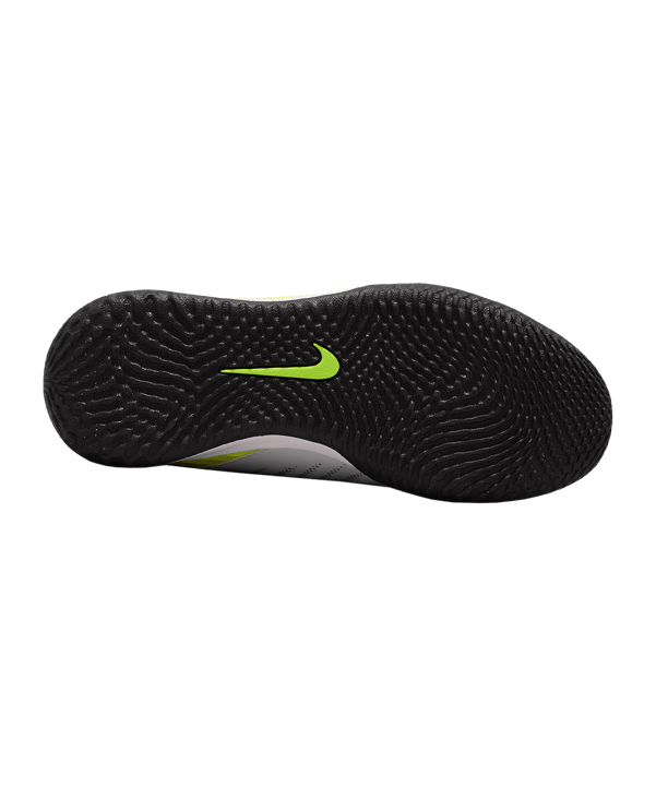Nike Junior Phantom GX 2 Academy Fußballschuh Hallenschuh grau, gelb, schwarz
