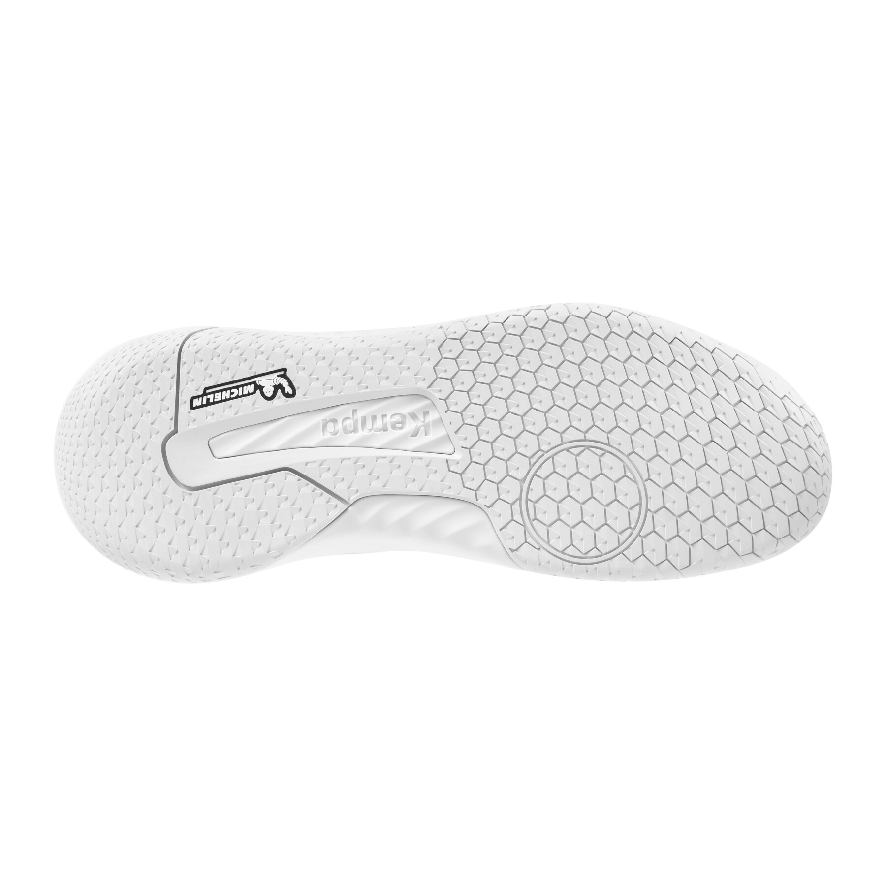 Kempa Kinder Kourtfly Handballschuh weiß neongelb