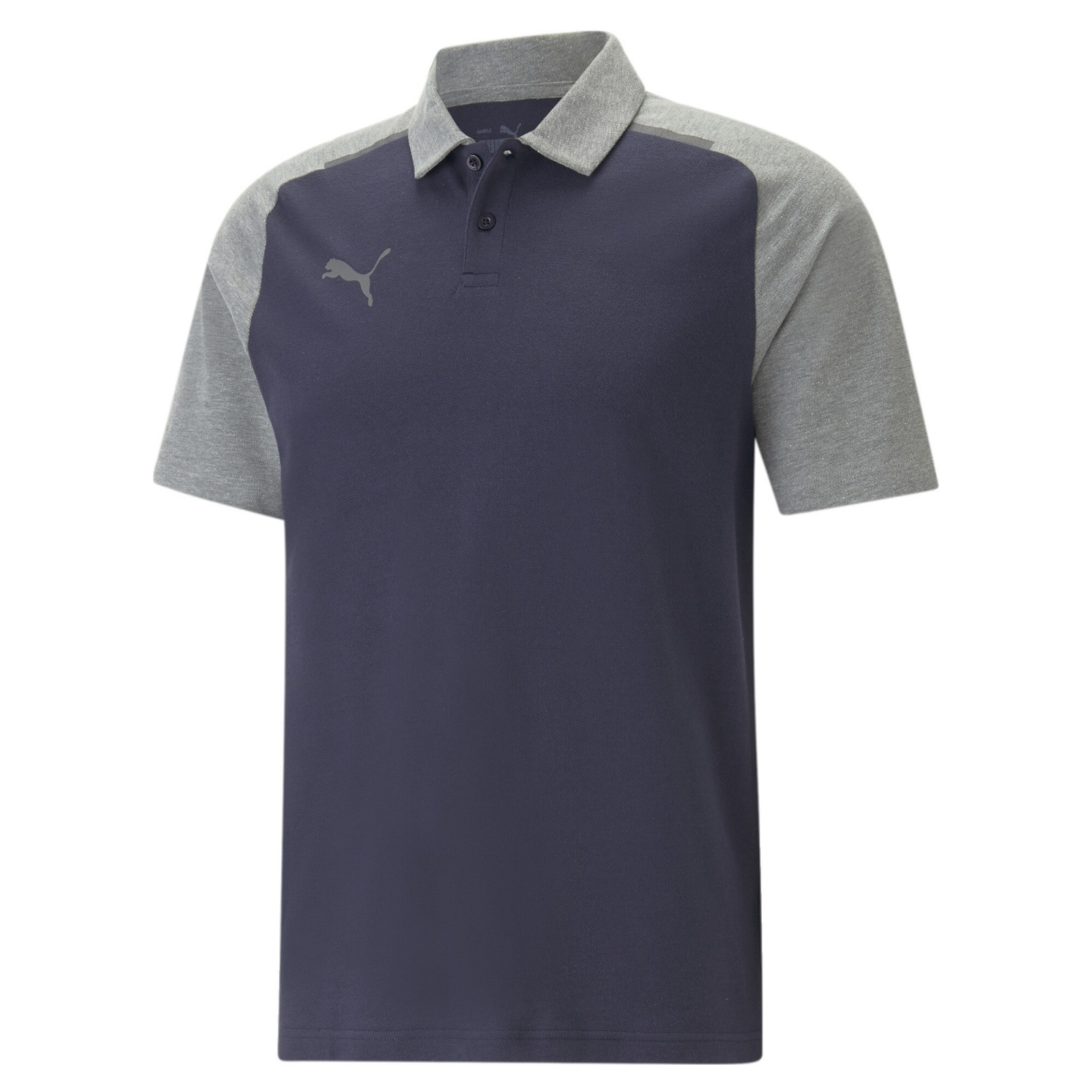 Puma Herren teamCup Casuals Poloshirt dunkelblau XXL