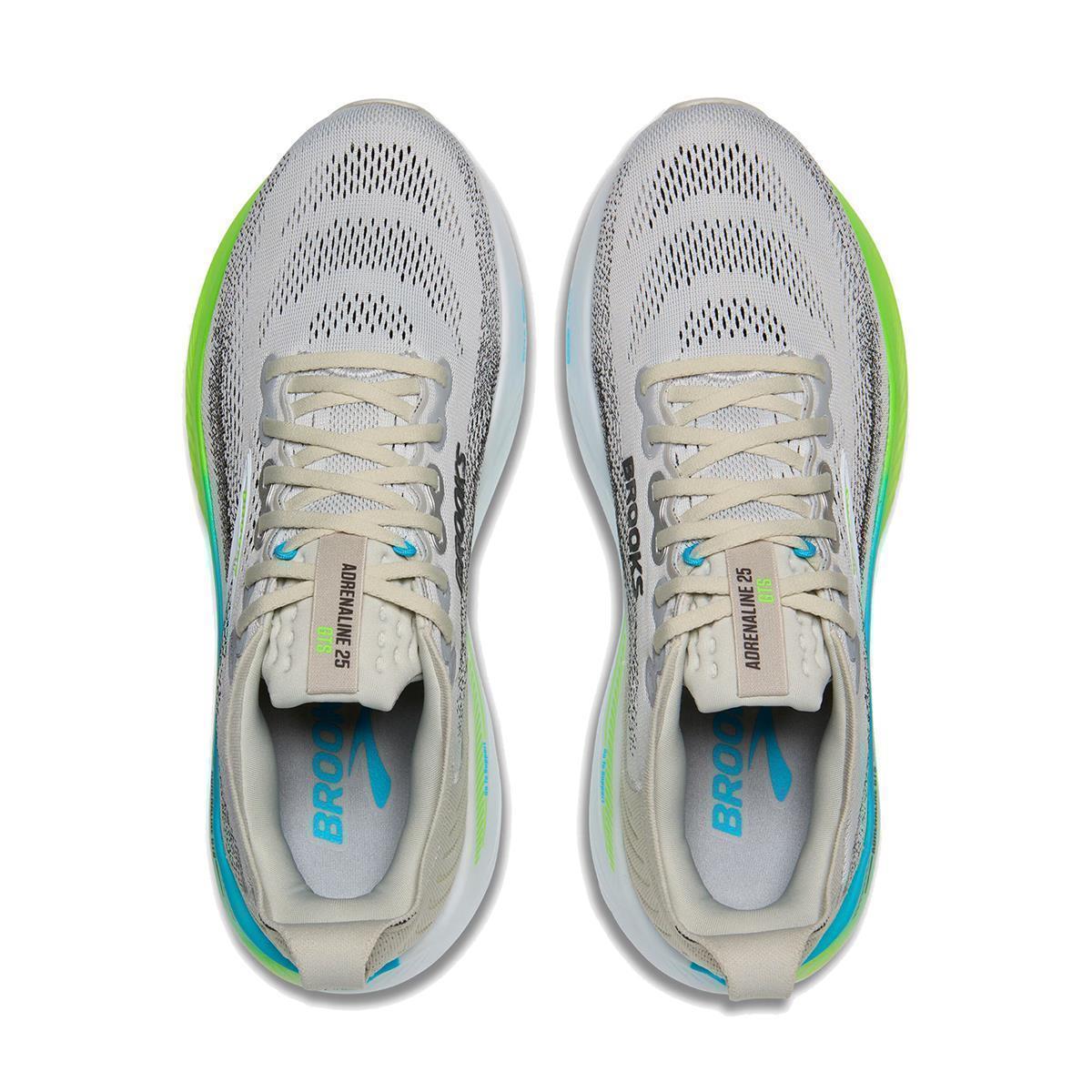 Brooks Herren Adrenaline GTS 25 Laufschuh grau-grün 48,5