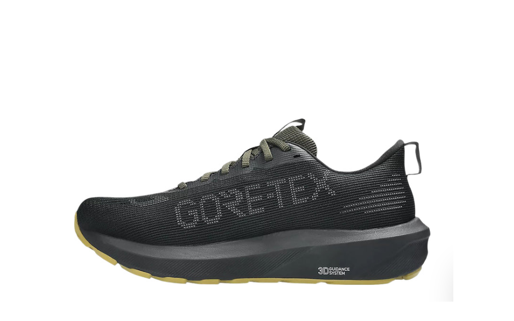 Asics Herren GT-1000 14 GTX Laufschuh wasserdichter Traillaufschuh schwarz orange 44,5