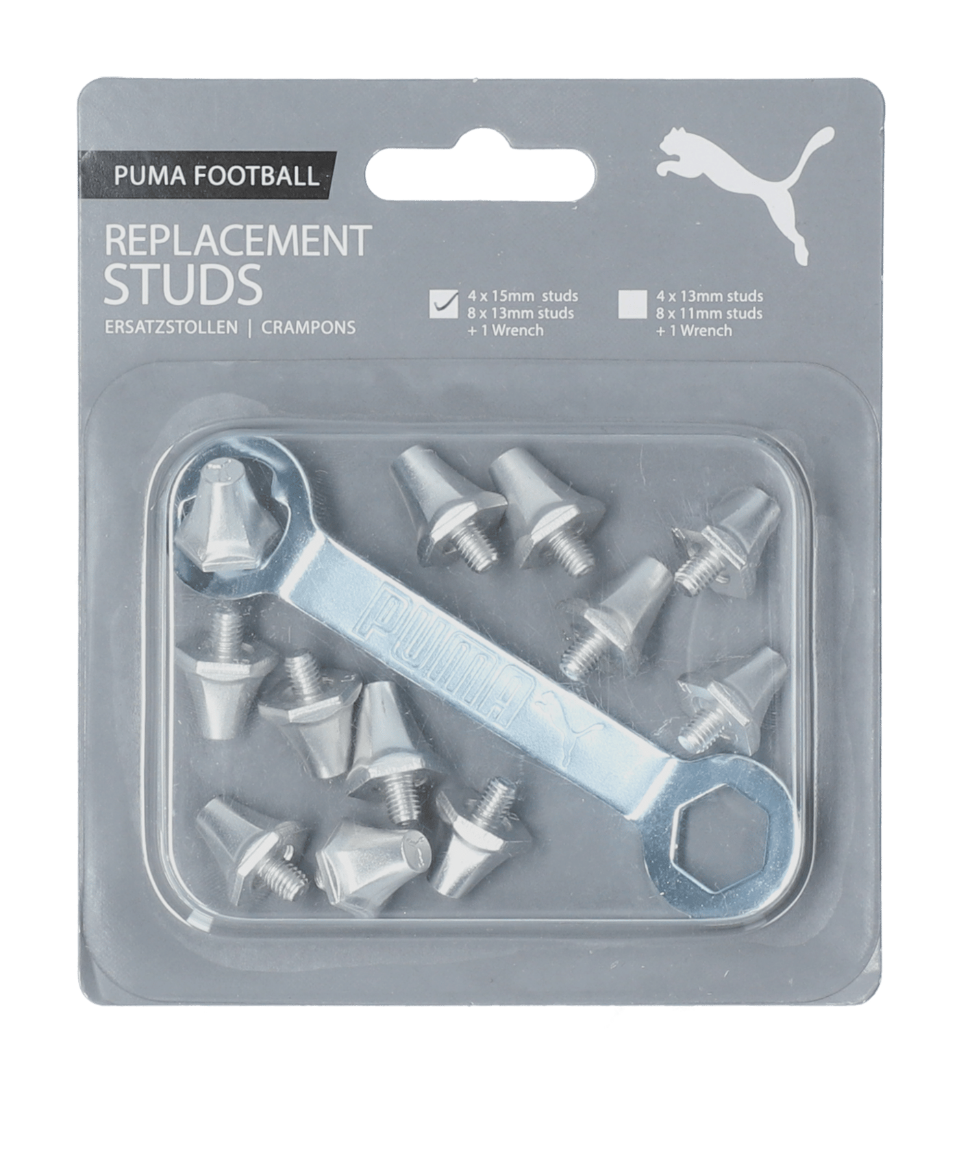 Puma Studs Fußball Ersatzstollen silber 13/ 15 mm
