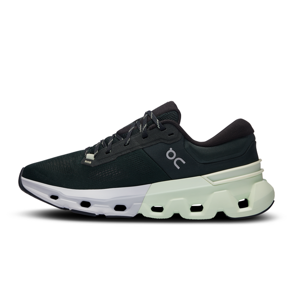 ON Herren Cloudflyer 5 Laufschuh Freizeitschuh dunkelgrün mintgrün