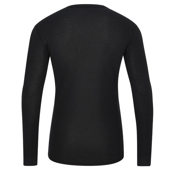 Odlo Herren BL Top Crew Neck Langarmshirt Funktionsshirt schwarz