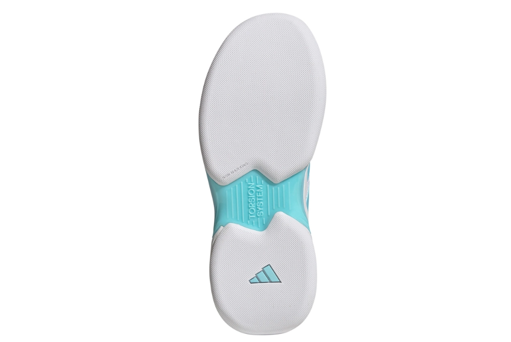 Adidas Damen CourtJam Control Carpet Tennisschuh Teppich weiß türkis