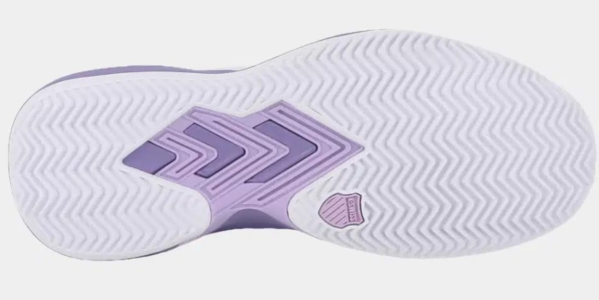 K-Swiss Damen Ultrashot Light Clay Tennisschuh/Sandplatzschuh weiß-lila 42
