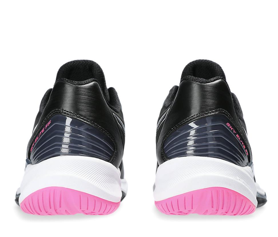 Asics Damen Sky Elite FF 2 Volleyballschuh Indoorschuh schwarz-weiß-pink