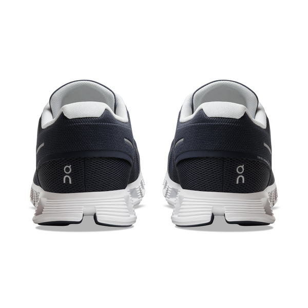 ON Herren Cloud 5 Laufschuh Freizeitschuh dunkelblau-weiß 43