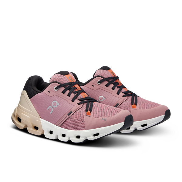 ON Damen Cloudflyer 4 Laufschuh rosa/pink-beige