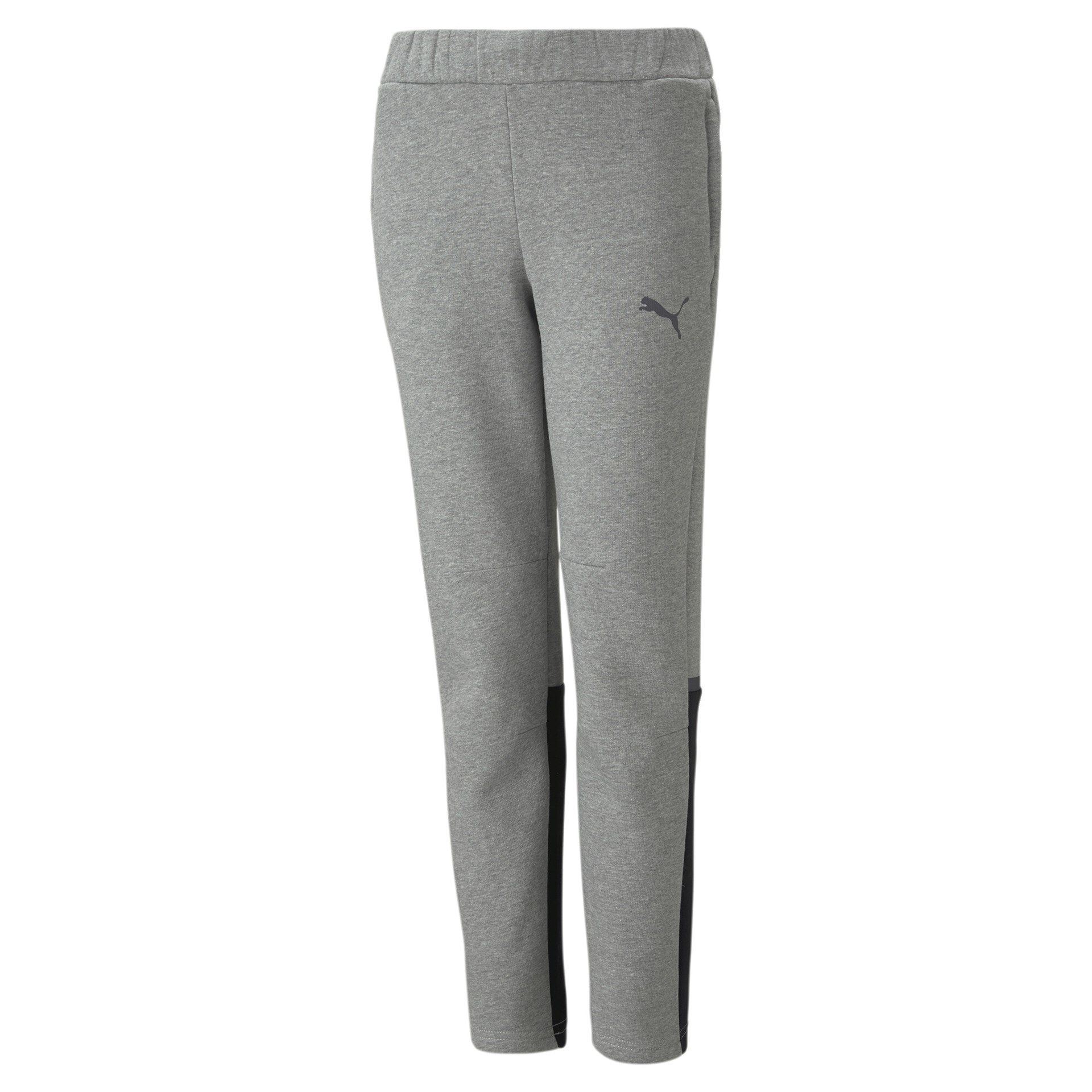 Puma Kinder teamCup Sporthose Freizeithose grau