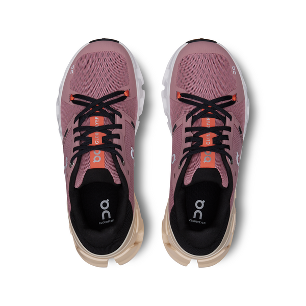 ON Damen Cloudflyer 4 Laufschuh rosa/pink-beige