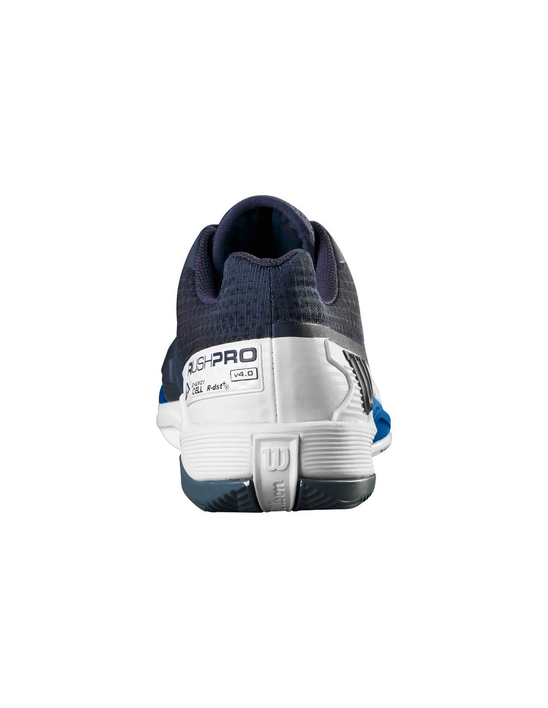 Wilson Herren Rush Pro 4.0 Clay Tennisschuh Sandplatzschuh dunkelblau-schwarz-weiß 48