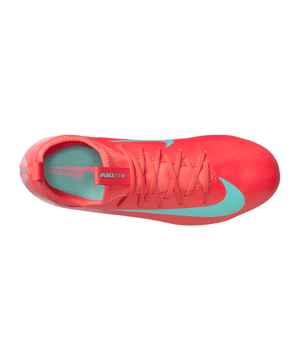 Nike Kinder Zoom Vapor 16 Academy FG/MG Fußballschuh rot, türkis, pink 38,5