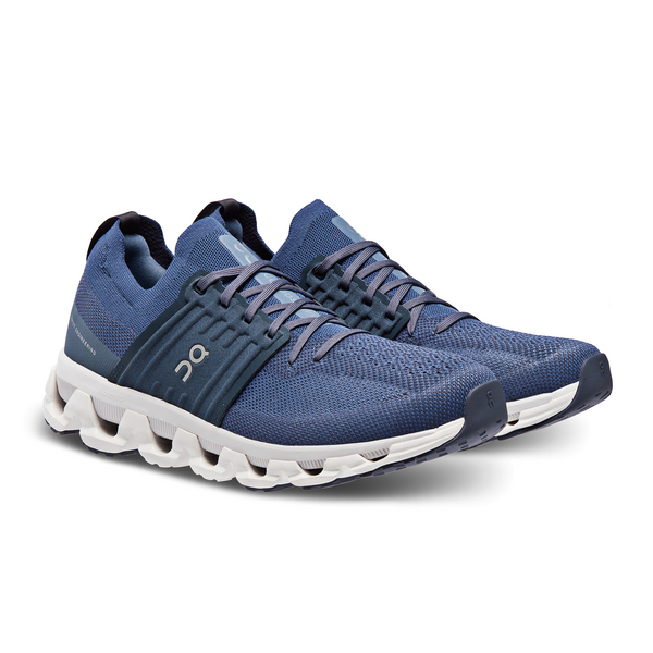 ON Herren Cloudswift 3 Laufschuh dunkelblau-blau