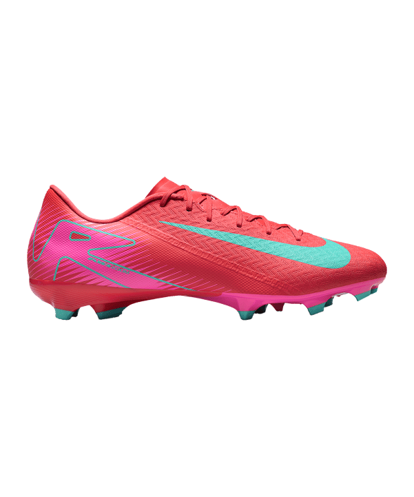 Nike Herren Zoom Vapor 16 Academy FG/MG Fußballschuh rot, pink, türkis