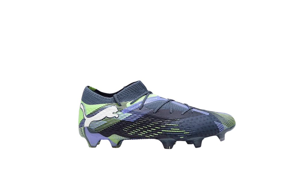 Puma Herren Future 7 Ultimate FG/ AG Fußballschuh grau- weiß- grün