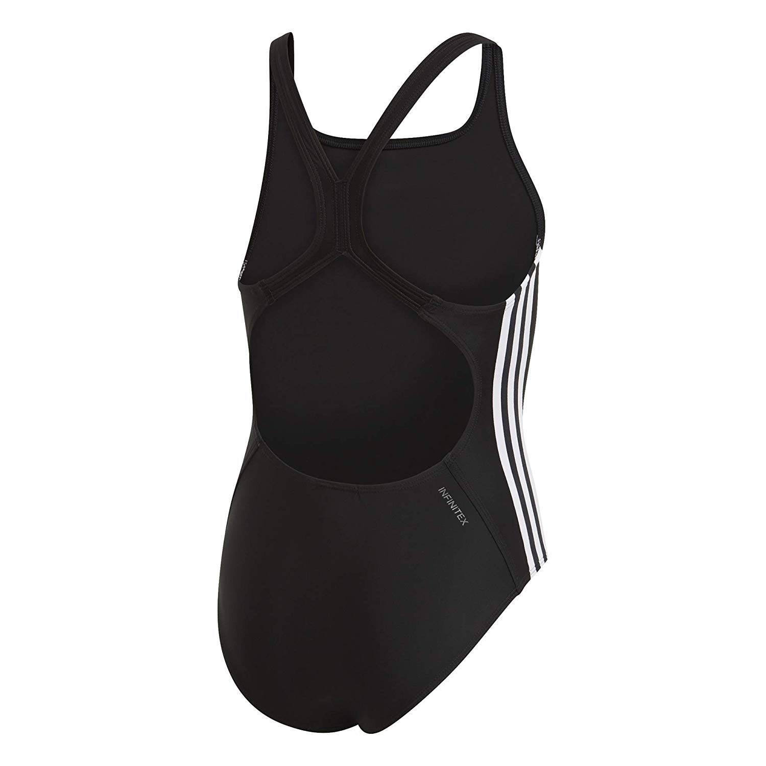 Adidas Kinder Badeanzug FIT SUIT schwarz-weiß 140