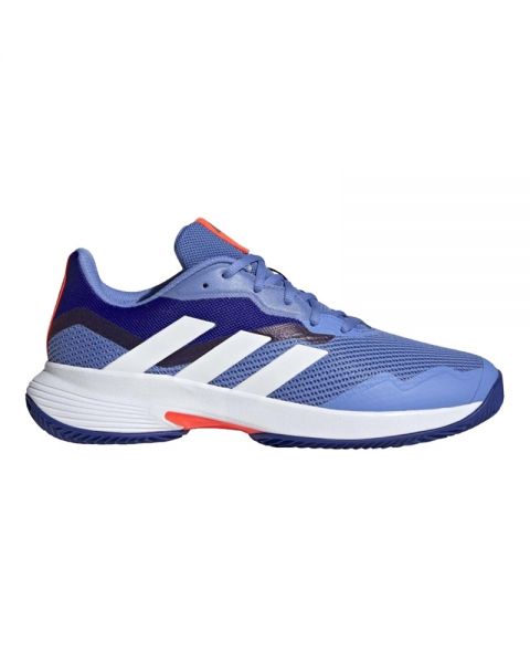 Adidas Herren Courtjam Control Tennisschuh blau-weiß 46