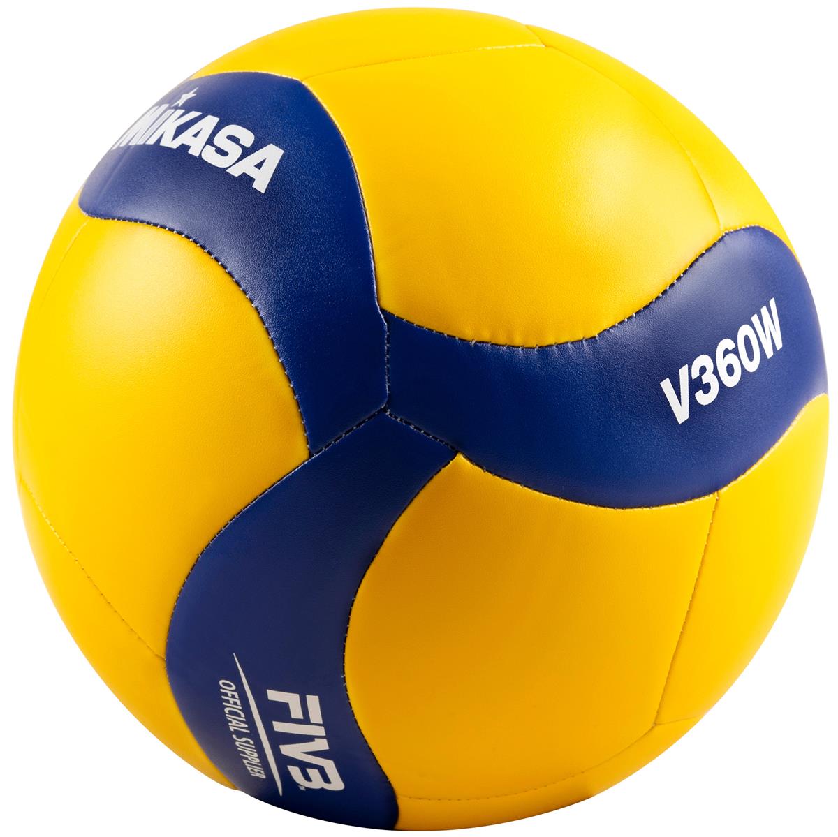 Mikasa V360W Volleyball blau-gelb