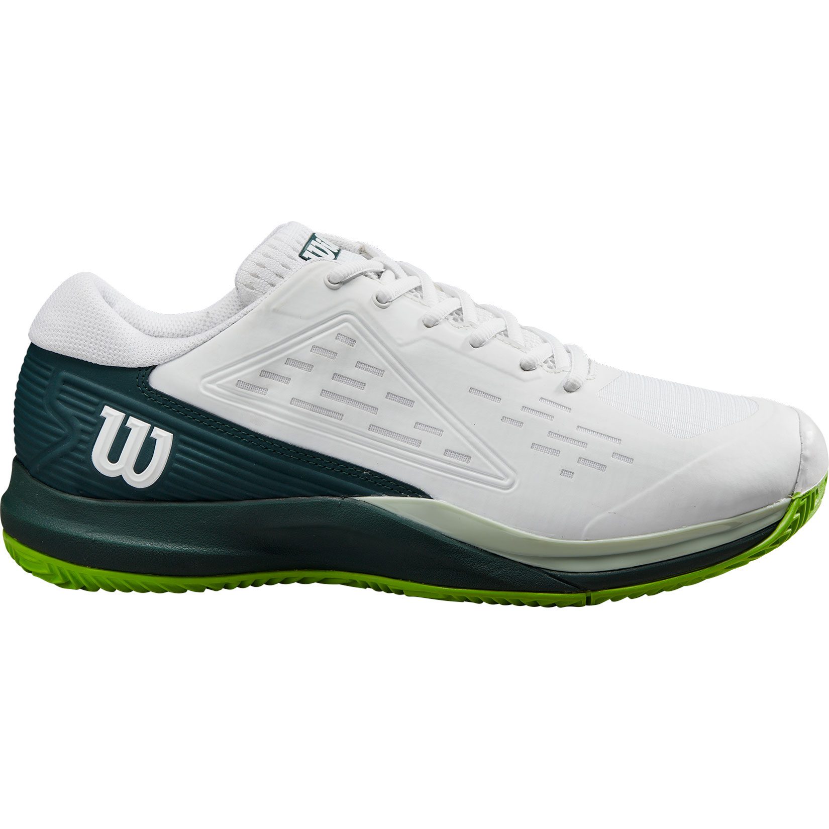 Wilson Herren Rush Pro Ace Clay Tennisschuh weiß-grün