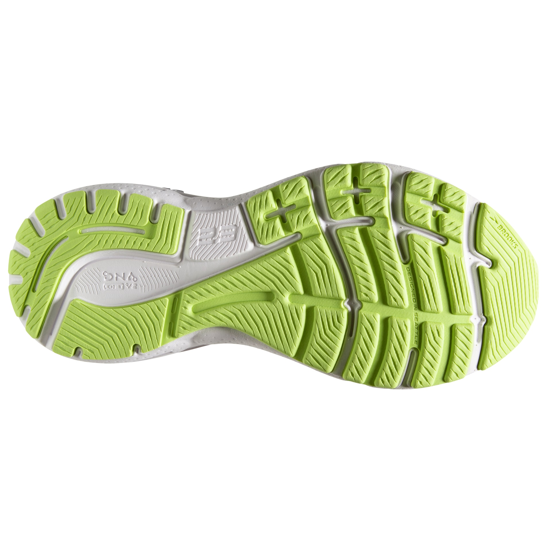 Brooks Damen Adrenaline GTS 23 Laufschuh wide schwarz-lila-grün 42