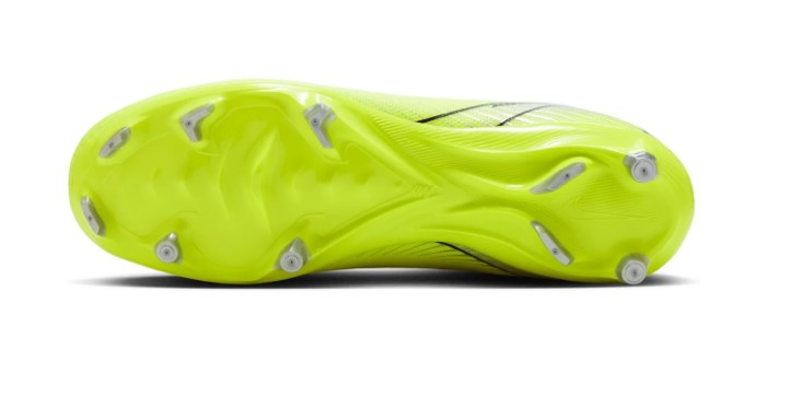 Nike Herren Zoom Superfly 10 Academy Fußballschuh gelb, silber, schwarz 45