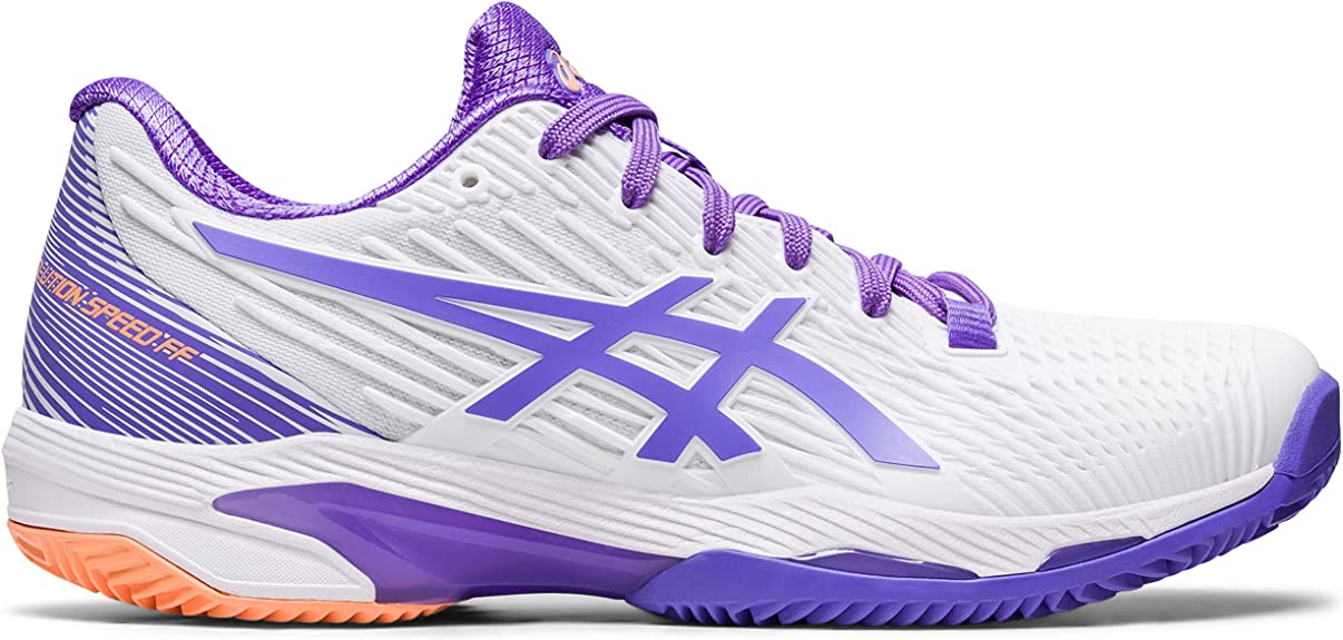 Asics Damen Solution Speed FF 2 Clay Tennisschuh weiß-lila 42