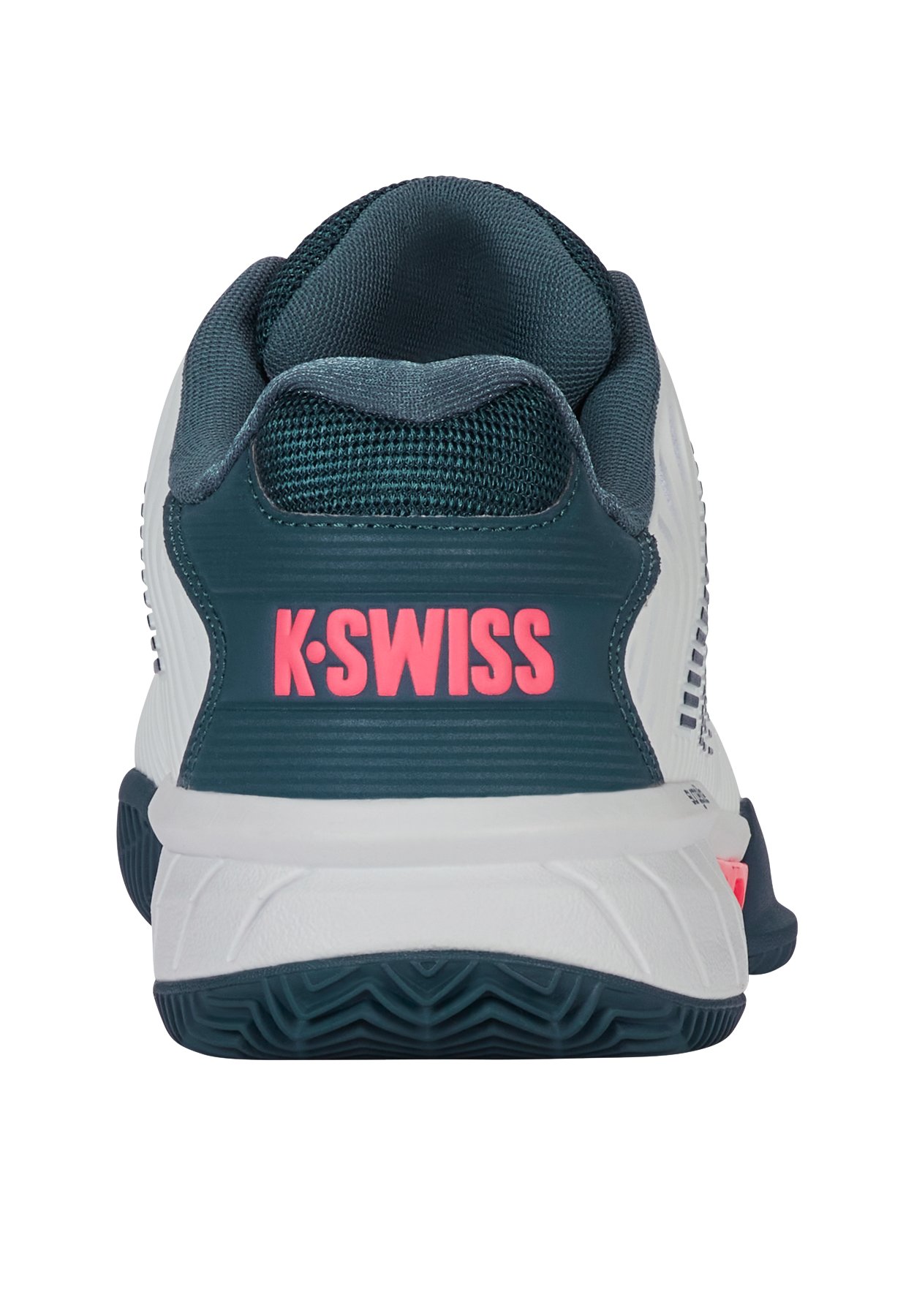 K- Swiss Herren Hypercourt Express 2 Clay Tennisschuhe Sandplatzschuh weiß, blau, pink