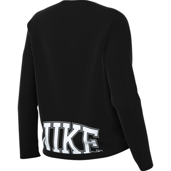 Nike Damen Dri-Fit Swoosh Run Laufshirt Laufoberteil schwarz L