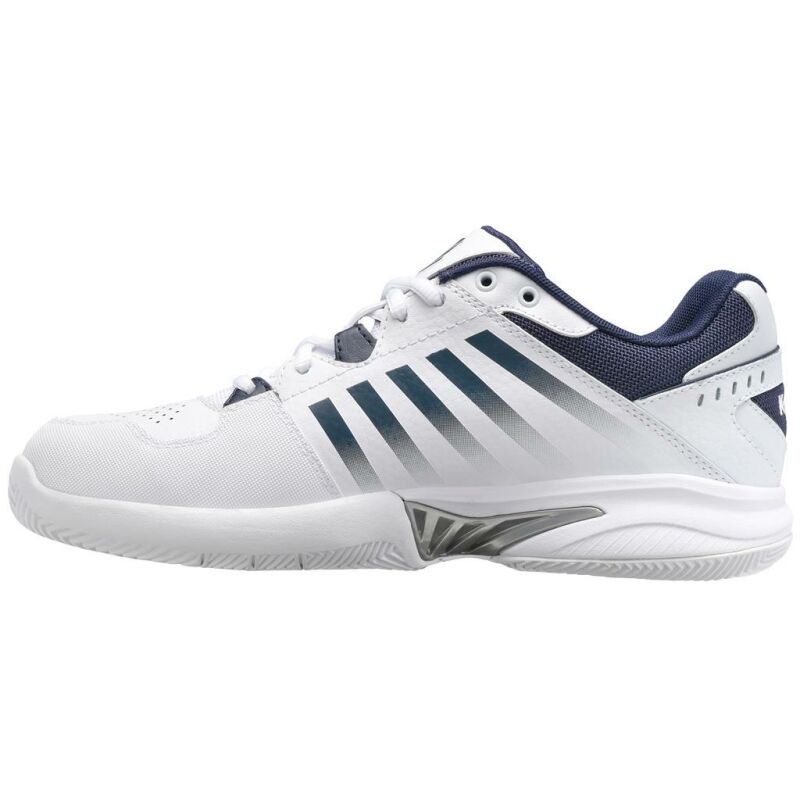 K-Swiss Herren Receiver V Carpet Tennisschuh Teppich weiß-blau Gr. 47 - UK 12