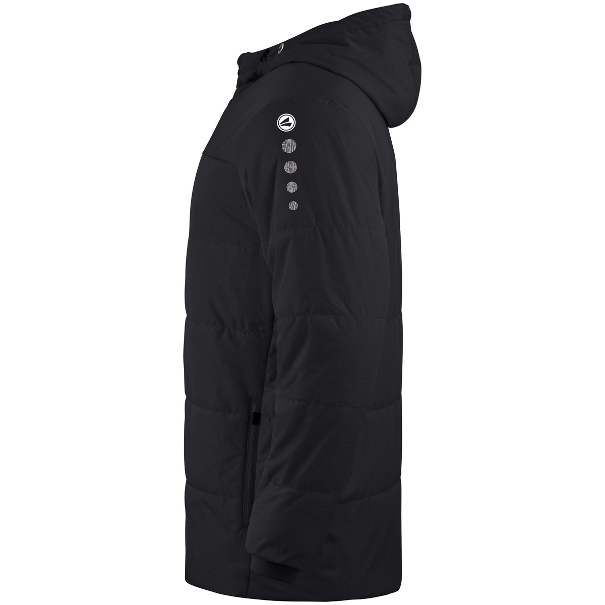 Jako Herren Team Coachjacke Kapuzenjacke schwarz XXL