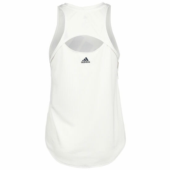 Adidas Damen Badge of Sport Tanktop Trainingstop weiß-blau XL