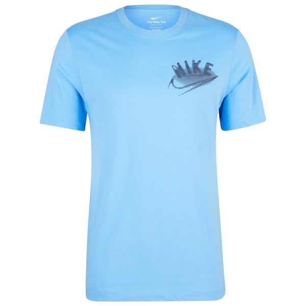 Nike Herren Dri- Fit Fitness T- Shirt Trainingsshirt blau