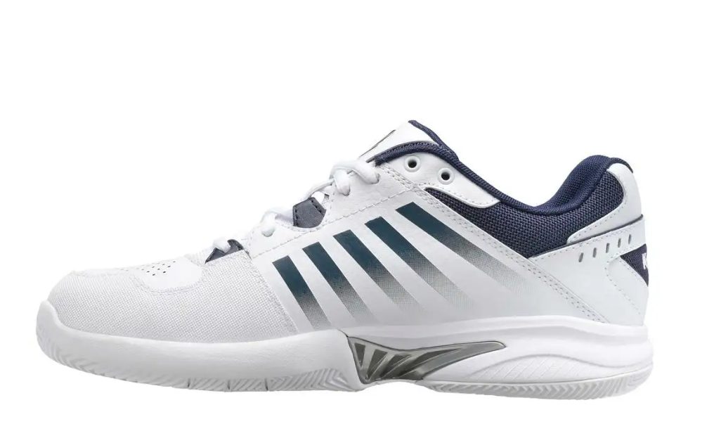 K-Swiss Herren Receiver V Tennissschuh weiß-dunkelblau-silber 39