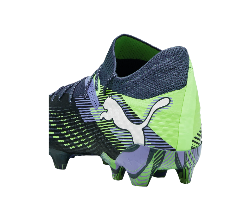 Puma Herren Future 7 Ultimate FG/ AG Fußballschuh grau- weiß- grün 46