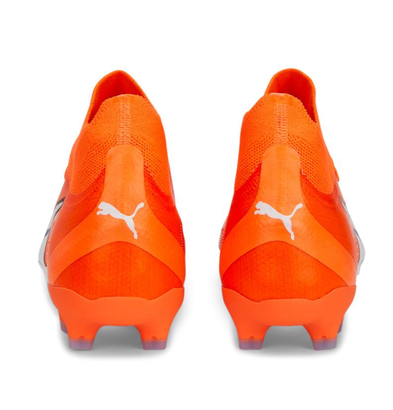 Puma Herren Ultra Pro FG/AG Fußballschuh orange-weiß-blau 47