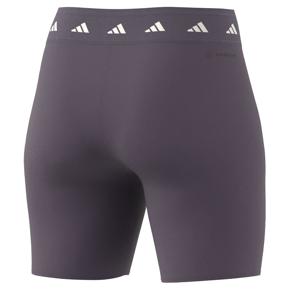 Adidas Damen Techfit Bike Short Tight Leggings lila XL
