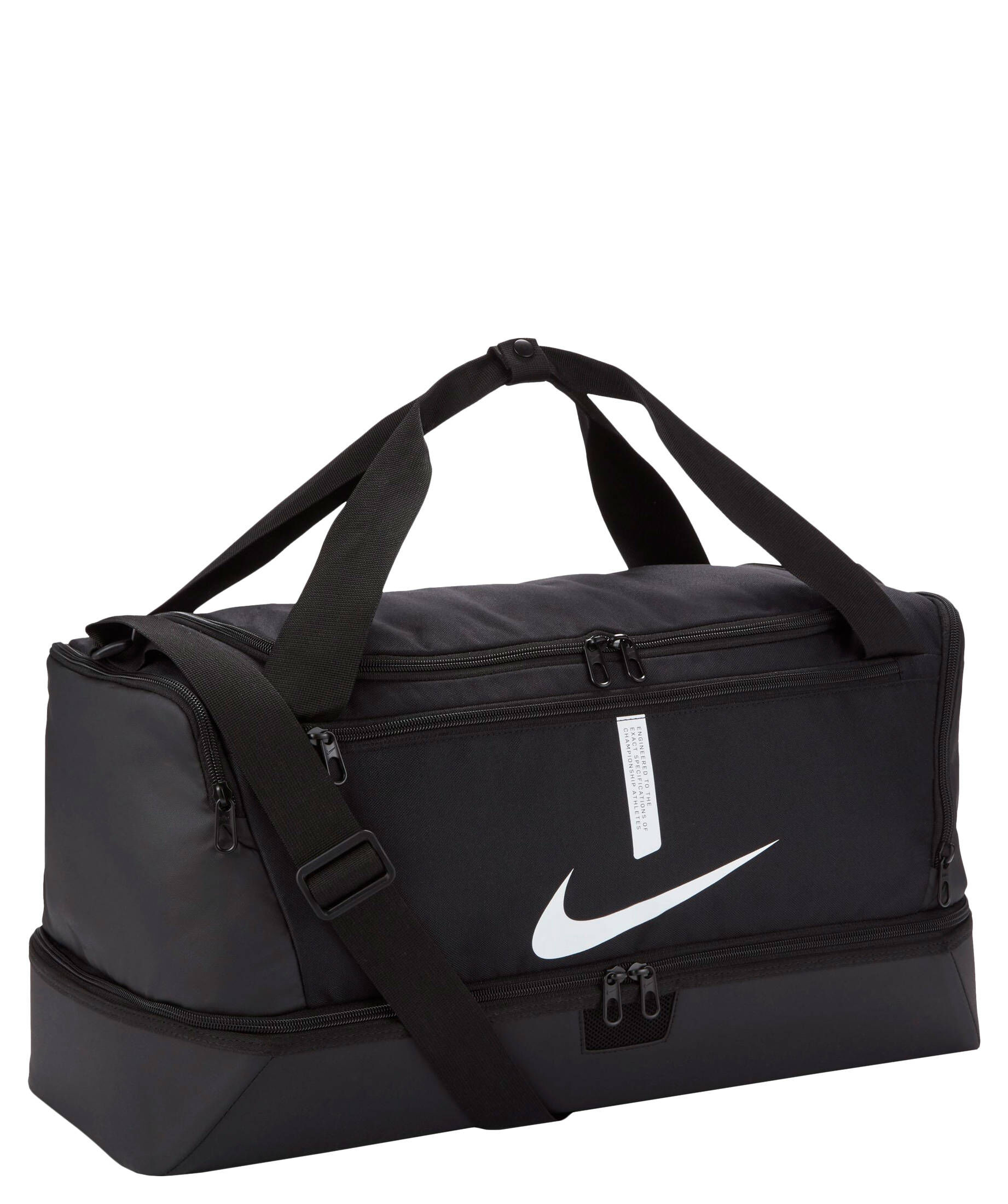 Nike Academy Team Soccer Fußballtasche Sporttasche schwarz-weiß