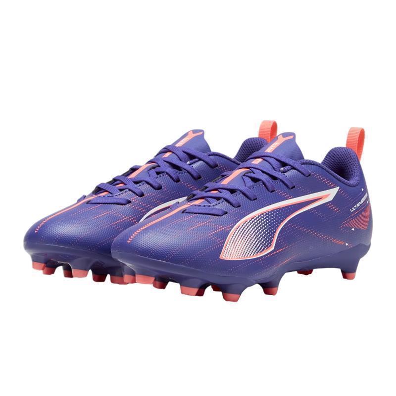 Puma Kinder Ultra 5 Play FG/AG Fußballschuh blau-pink