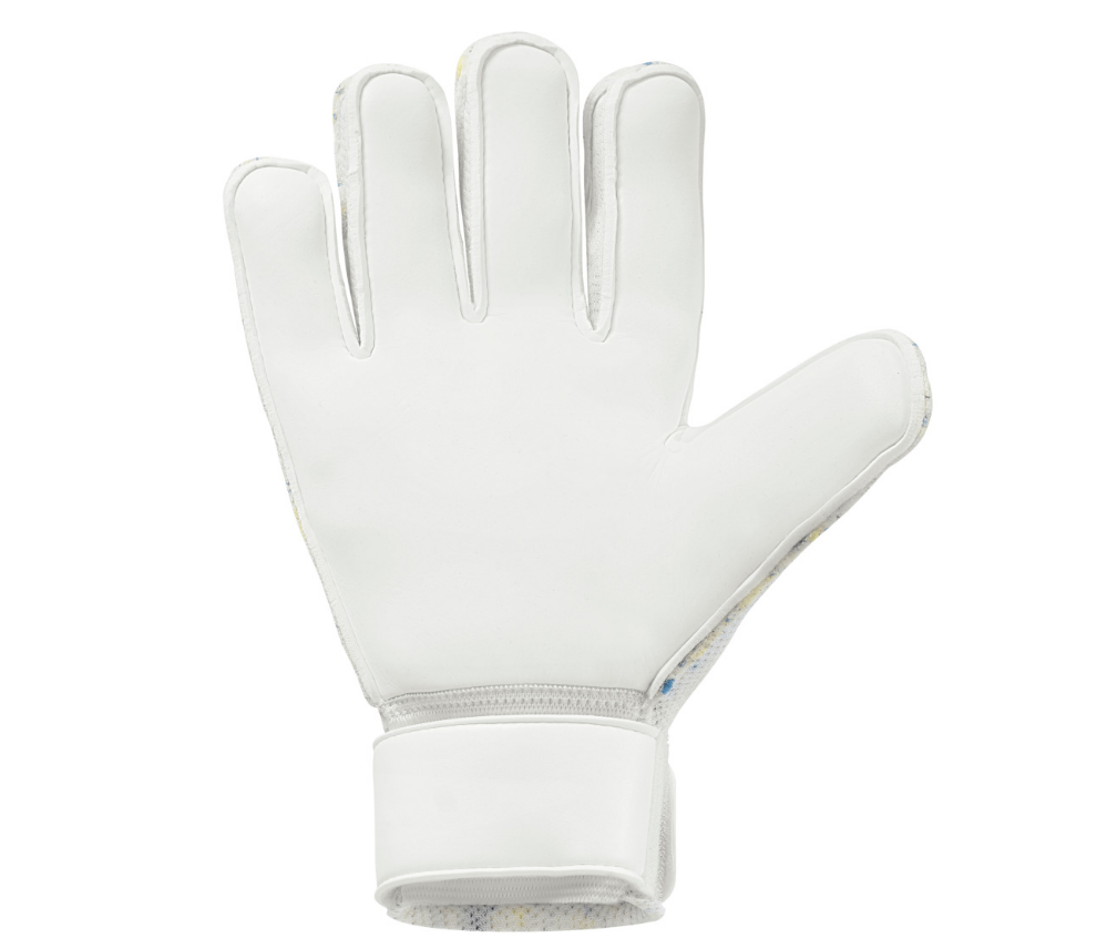 Uhlsport Kinder Cybertec Starter Soft Torwart- Handschuhe weiß blau schwarz 8