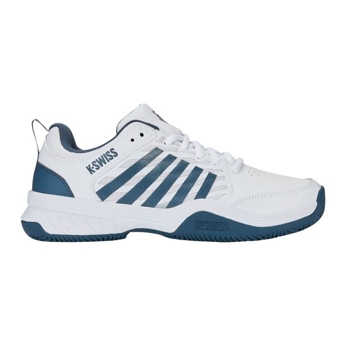 K- Swiss Herren Court Express 2 Clay Tennisschuhe Sandplatzschuh weiß, blau