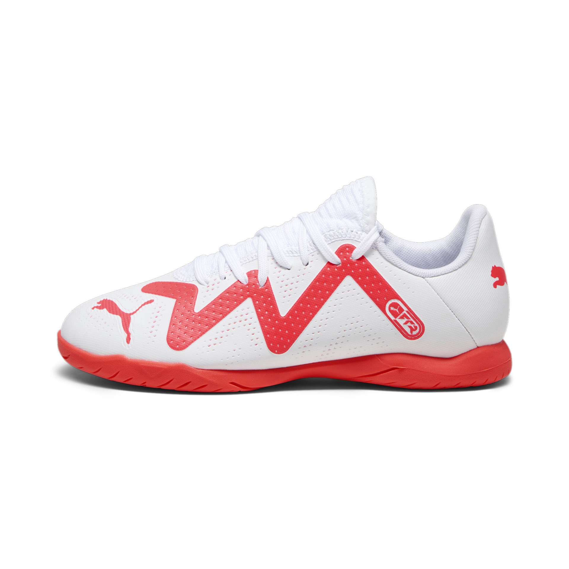 Puma Kinder Future Play IT Fußballschuh Hallenschuh weiß-rot