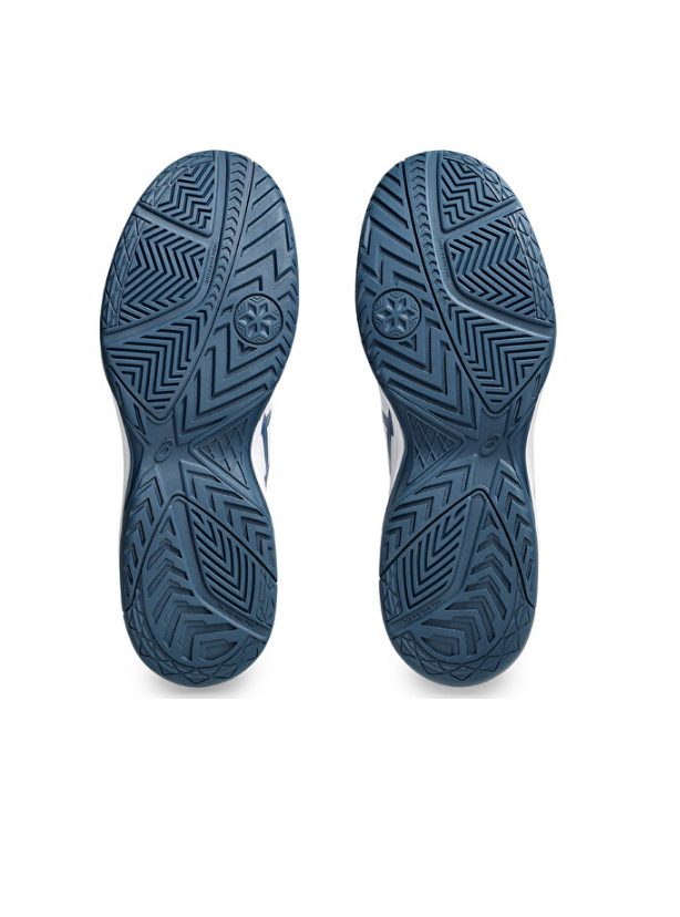 Asics Herren Court Slide 3 Tennisschuhe weiß-blau Asics Herren Court Slide 3 Tennisschuhe weiß-blau 44,5