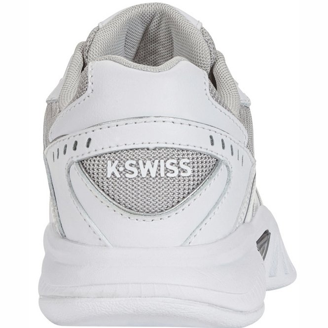 K-Swiss Damen Receiver V Carpet Tennisschuh Teppich weiß-silber Gr. 42 - UK 42