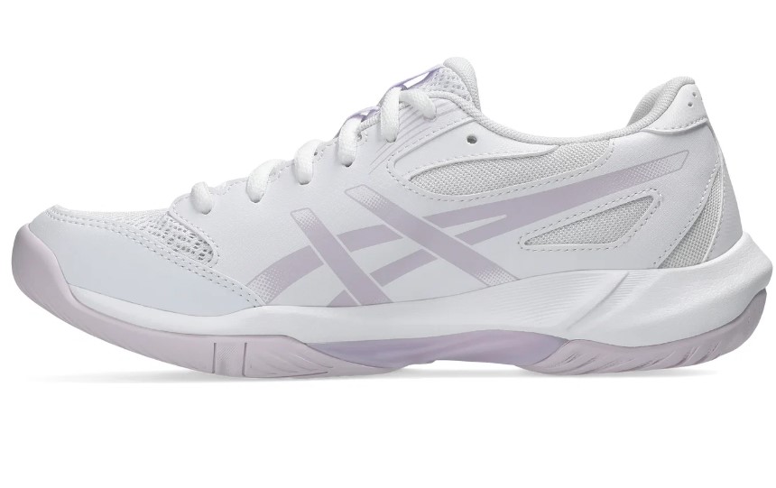 Asics Damen Gel-Rocket 12 Handballschuh/Hallenschuh weiß-pink 42