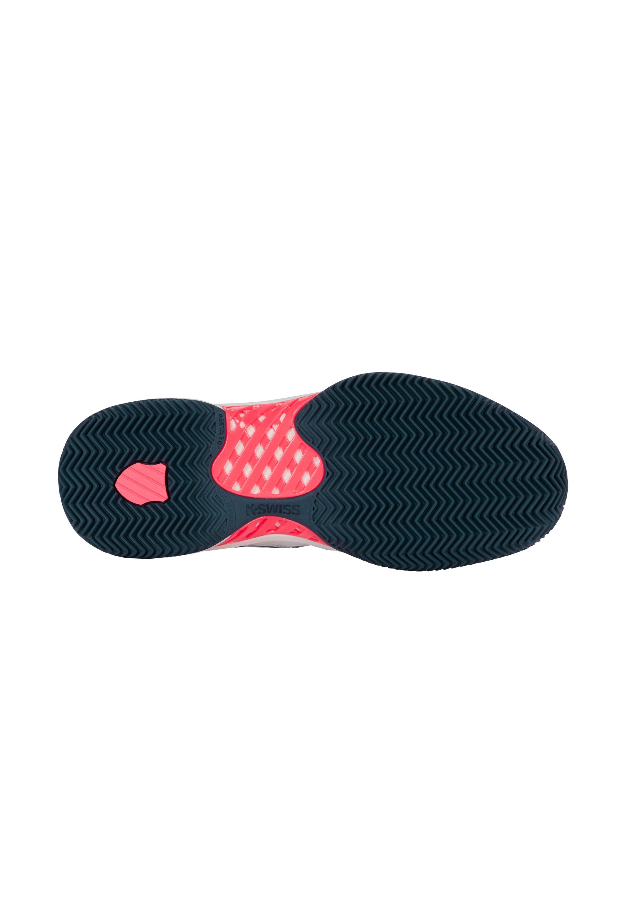 K- Swiss Herren Hypercourt Express 2 Clay Tennisschuhe Sandplatzschuh weiß, blau, pink