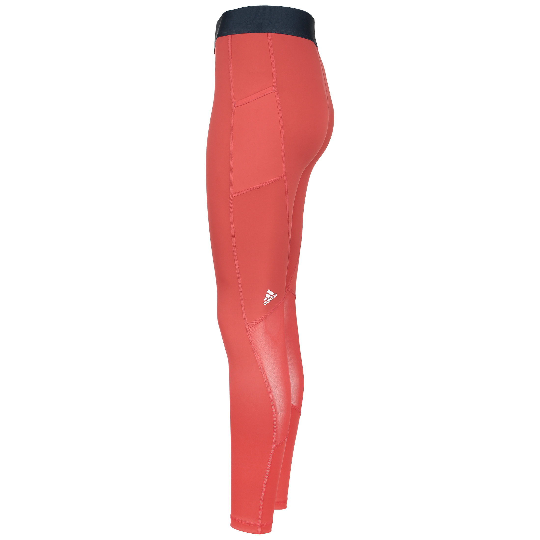 Adidas Damen Techfit Adilife Fitnesstight Leggings rot-blau L